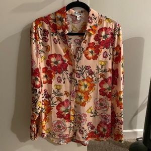 Express floral blouse